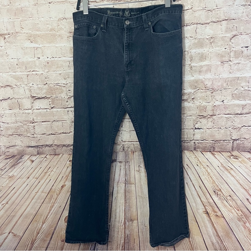 ROEBUCK And Co gray regular fit jeans denim size 36x32